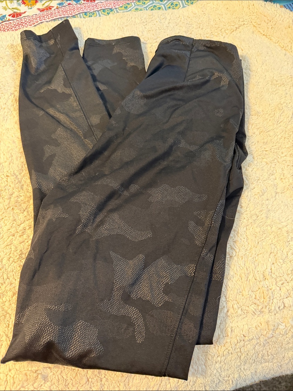 Women’s Black Camouflage Performance Pants